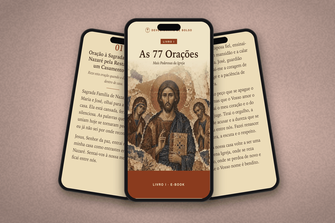 Leitura no celular com letra grande e página sépia suave