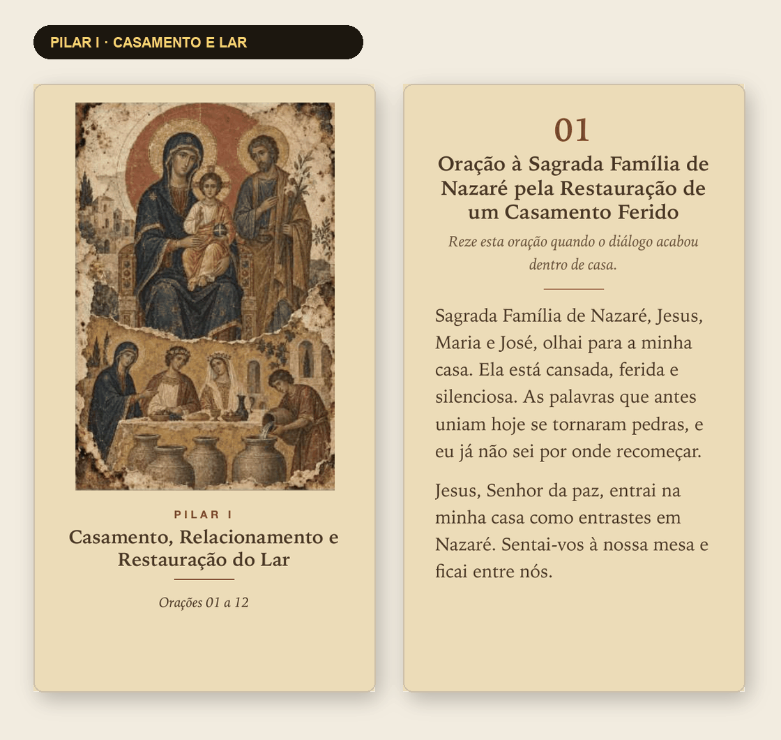 Páginas reais do Pilar 01 — Casamento, Relacionamento e Restauração do Lar