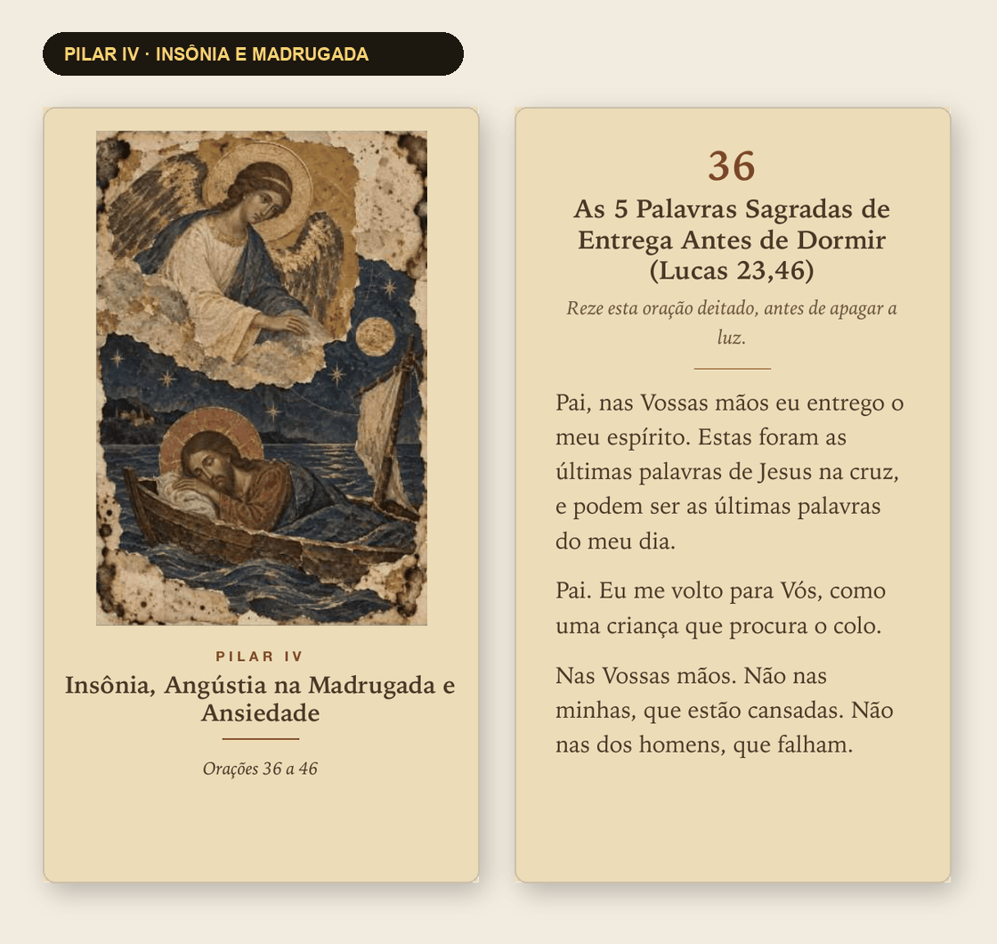 Páginas reais do Pilar 04 — Insônia, Angústia na Madrugada e Ansiedade
